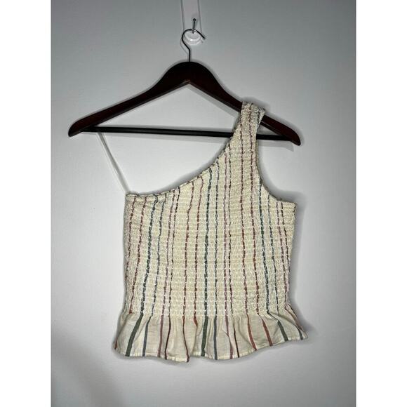 American Eagle Outfitters One Shoulder Smocked
Crop Top - Picture 2 of 5